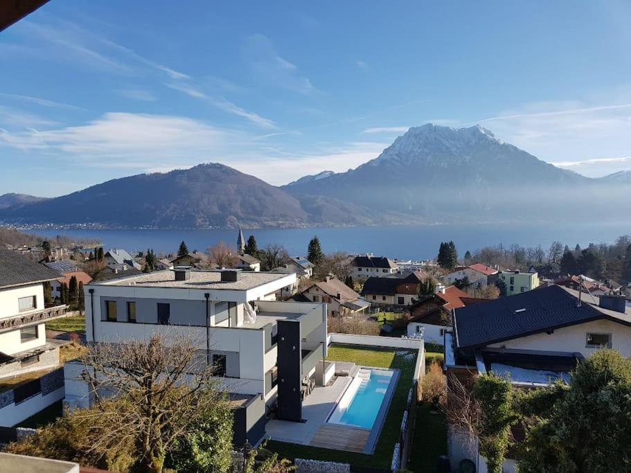 Dachwohnung Mit Seeblick Altmünster Exteriér fotografie